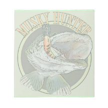 Musky Hunter Scratch Pad