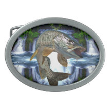 Musky Oval Belt Buckles