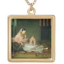 Muslim Lady Reclining, 1789 (oil on canvas) Jewelry