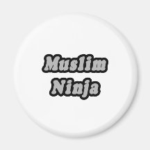 Muslim Ninja Refrigerator Magnets