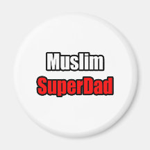 Muslim SuperDad Refrigerator Magnet