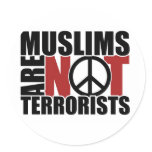 Muslims are not terrorists sticker