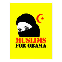 Muslims for Obama Post Cards