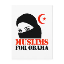 Muslims for Obama Postcards