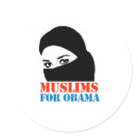 MUSLIMS FOR OBAMA stickers