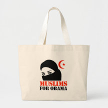 Muslims for Obama Tote Bags