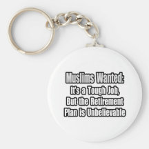 Muslims Wanted... Keychains