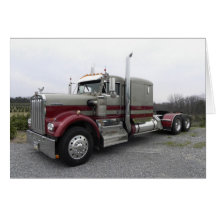Musser's Kenworth W900A Note Card
