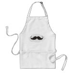 mustache aprons