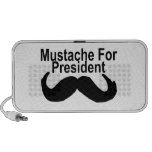 Mustache For President Travelling Speakers