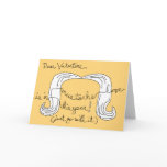 Mustache Love Greeting Card