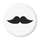 Mustache Fridge Magnet
