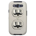 Mustache power outlet galaxy s3 case