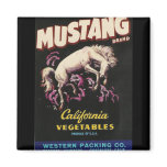 mustang vegetables magnet