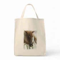 Mustang Wild Horse Grocery Tote Bag