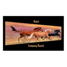 Mustangs Business Cards