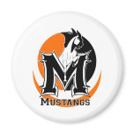 MUSTANGS Logo Magnets