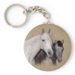 Mustangs Sally and Wilson Keychain