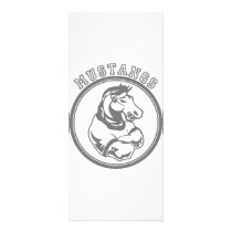 Mustangs Sports Graphic rack cards