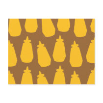Mustard Bottles Postcard