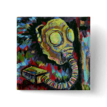 Mustard Yellow, Gas Mask Art Products