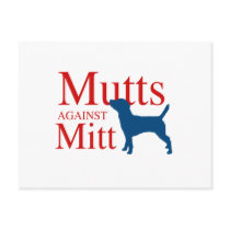 Mutts against Mitt Post Card