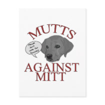 Mutts Against Mitt Postcards