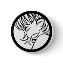 muuhh - cute anime pinback buttons