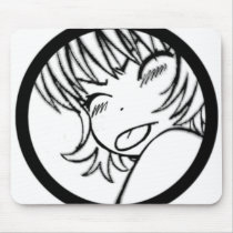 muuhh cute anime mouse pad