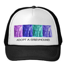 Mx4 design  ADOPT A GREYHOUND trucker hat