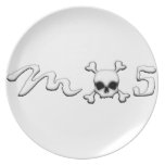 MX5 skull Party Plate