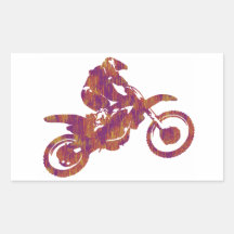 MX PURE STRENGTH RECTANGLE STICKERS