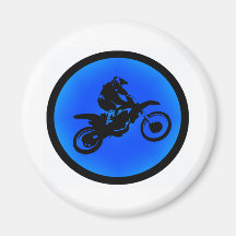 MX TRU BLUE REFRIGERATOR MAGNET
