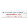 My 18 year old voted for Obama..., and now all ...