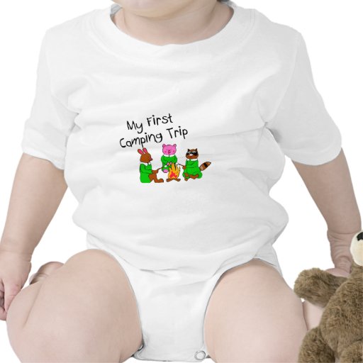 My 1st Camping Trip Baby Bodysuit