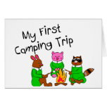 My 1st Camping Trip Greeting Card