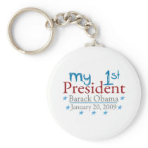 My 1st President (Barack Obama) Keychain
