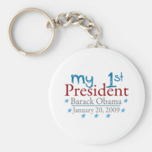 My 1st President (Barack Obama) Keychain