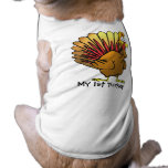 My 1st TURKEY Dog T-shirt pet clothing
