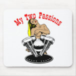My 2 Passions Harley Girls mousepads