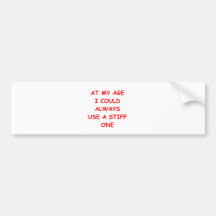 my age bumper sticker