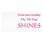 My all-star shines. Proud parent of an all-star photo cards