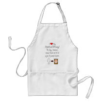 My American Brittany Loves Peanut Butter Aprons
