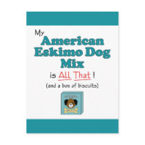 My American Eskimo Dog is All That! Postcards