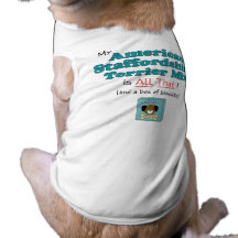 My American Staffordshire Terrier Mix is All That! Pet Clothing