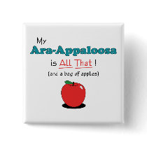 My Ara-Appaloosa is All That! Funny Horse Pin