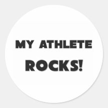 MY Athlete ROCKS! Stickers