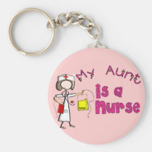 "My Aunt is a Nurse" Kids T-Shirts Keychains