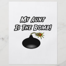 My Aunt Is The Bomb Flyers