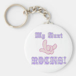 My Aunt Rocks Key Chain